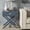 Blue Steel, variant on iNSPIRE Q Lucas Contemporary 1-Drawer X-Base End Table, White