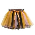 thumbnail image 4 of Zshosam Toddler Skirt Girls Tutu Skirt Layers Tulle Tutus for Girls Fluffy Ballet Skort Up for Toddler Kids Children Size 6T 8T,(Yellow 6-8 Years), 4 of 4