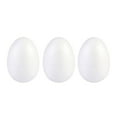 Angoily 34pcs 8cm DIY Painting Eggs Solid Egg Easter Supplies for Kids