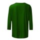 thumbnail image 5 of Túnica informal de verano para mujer con manga tres cuartos y cuello redondo - Blusa holgada con estampado de poliéster y abertura lateral, 5 of 5