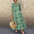 thumbnail image 1 of LOVZFMLL Robes pour Femmes Sans Manches à Fermeture Éclair Robe Décontractée en Denim, 1 of 3