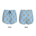 thumbnail image 5 of Lsque Cute Cartoon Corgi Printed Women's Running Shorts with Liner Pockets,Elastic Quick Dry Workout Athletic Gym Yoga Shorts,Womens High Waist Shorts-Small, 5 of 9