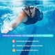 thumbnail image 3 of Snorkel Entrenamiento Natación con Boquilla Montaje Central y Válvula Purga Unidireccional para Entrenamiento Natación Vuelta, para Jóvenes y Niños, Color ., 3 of 5