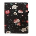 thumbnail image 6 of JYtrend Case for iPad 10.2 9th 8th 7th Generation, Multi-Angle Viewing Stand Folio Smart Cover with Pocket Auto Wake Up/Sleep for Model A2602 A2603 A2270 A2428 A2429 (Black Flower), 6 of 6