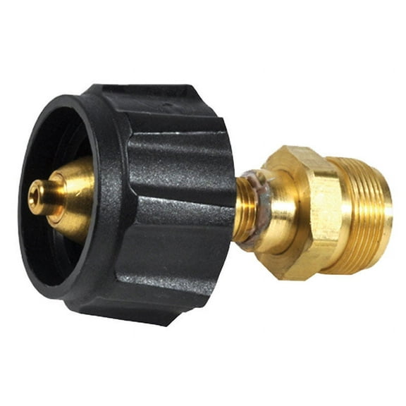 Mr. Heater 1 in. Dia. Brass Acme Nut x 1 in -20 Male Throwaway Cylinder Thread Cylinder Adapter Gas Line Connectors