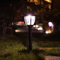 thumbnail image 3 of Set 2 Farol Estaca Luz Led Impermeable Energia Solar Jardin negro 6.49 pulg Elly Decor ED-ELSLA, 3 of 7