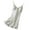 White, variant on Women's Lightweight Robe Fashionable Sleeveless Solid Color Spaghetti Strap Loose Home Clothes Nightgowns with Chest Cushion