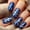 style3, variant on BZPAKK Square Press on Nails Short Fake Nails with Checkered Floral Design Pink False Nails Press ons Spring Summer Flower Artificial Nails Glossy Full Cover Glue on Nails for Girls Manicure 24Pcs