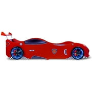 GT Lambo Kids Car Bed, Bedroom Furniture, Car Themed Bed for Boys Room
