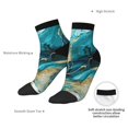 thumbnail image 6 of Rocae Abstract Ocean Currents for Premium Adult Socks,Comfortable, Breathable, and Durable Socks, Perfect for Everyday Wear, 6 of 7