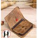 thumbnail image 4 of Cartera plegable de piel de vaca de cuero genuino para hombre de alta calidad Ca, 4 of 4