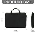 thumbnail image 2 of AOMRCOL 14-Inch Laptop Bag,Waterproof Shockproof Laptop Sleeve,Slim Carrying Case for Notebooks, 2 of 7