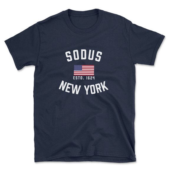 Sodus New York Patriot Men's Cotton T-Shirt