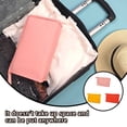 thumbnail image 3 of Inteprter Bolsa de clasificación bolsa de maquillaje a prueba de polvo con asa bolsa de almacenamiento diseño plegable mujer señora compras Almacenamiento y organización del hogar, 3 of 6