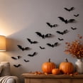 thumbnail image 4 of 120 Pack Halloween Bat Wall Decals, Spider And Bat Stickers For Party Decoration, 3D Bat Wall Decor, Halloween Scene Display, Seasonal Home Accent, 4 of 6