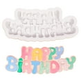 thumbnail image 5 of EUDIDV Silicone Bundt Cake Mold HAPPY BIRTHDAY English Letter Mould Baking Happy Birthday Letter Mould Cake Molds Mini, 5 of 6