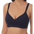 thumbnail image 2 of Carole Hochman Women's Wirefree Sealmless Comfort Bra, 2-Pack, Black/Taupe, Large, 2 of 5
