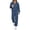 Blue, variant on Womens 2 Piece Outfits Sweatsuit Fleece Lounge Sets Quarter Zip Pullover Sweatshirt,Baggy Jogger Sweatpants,Fall Fashion Clothing,Airport Travel Matching Sweat Set