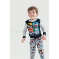 thumbnail image 2 of DC Comics Justice League Batman Superman The Flash Big Boys Pajama Shirt and Pants Sleep Set Toddler to Big Kid, 2 of 5