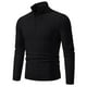 thumbnail image 2 of Blusa y camisa de manga larga con cuello alto para hombre, jersey deportivo de manga larga con bolsillo y cuello alto de color liso a la moda, sudadera de poliéster para hombre., 2 of 3