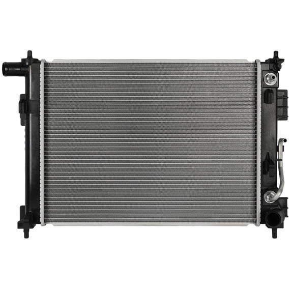 SCITOO Engine Cooling Radiator Assembly Compatible with 2018 2019 2020 2021 for Hyundai for Accent 1.6L 2018 2019 2020 for Kia for Rio 1.6L Replace#13817