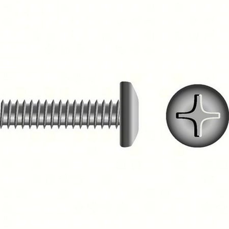 

SeaChoice 00457; 8-32X2 Phillips Head Pan Machine Screw Stainless Steel 50/ Bag