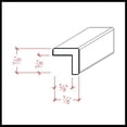 thumbnail image 7 of EWCG11 Corner Guard Molding 7/8" x 7/8" Trim. Unfinished, 7 of 7