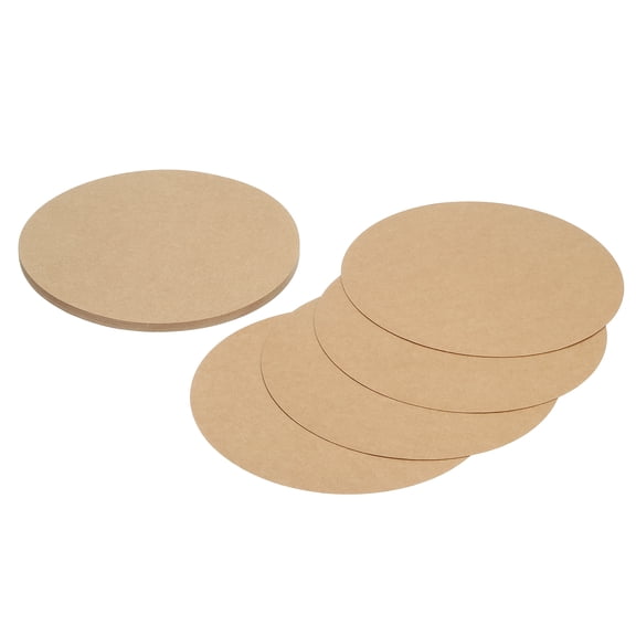 24 Pcs Circle Card Stock, 7.5 Inch Cardstock Paper Circles for Craft, Kraft Color