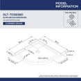 thumbnail image 4 of Dreamline DL-6703-22-09 Prime 38" Wide X 74 3/4" High Semi-Frameless Clear Glass Sliding, 4 of 11