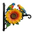 thumbnail image 2 of Aoznliie Wall Hooks, Decorative Metal Wall Hooks with Cute Animal Flower Patterns, Rustproof Iron Hangers for Plant Baskets Lanterns, 9x8 in, 2 of 6