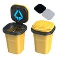 thumbnail image 2 of shyuyusa Car Ashtray Carbon Fiber Car Ashtray With Led And Practical Easy To Install Car Ashtray,Portable Ash Tray Cigarette Cinder Tray Easy Clean Mini Trash Can for Vehicle Home Office, 2 of 8