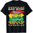 thumbnail image 2 of 100% Cotton Believe Achieve Succeed Black History Month Men Women Kid T-Shirt, 2 of 5