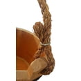 thumbnail image 6 of GOOD WOOD - Wooden Bucket 6" x 8" Water Wishing Well Pail with Rope Twine Handle Solid Wood Vintage Style Primitive Planter - Made in The USA, 6 of 6