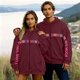 thumbnail image 1 of TaTaai Valentine's Day Unisex Hooded Sweatshirt, Long Sleeve Zip Up Printed Pullover, Casual Couples Wear Gift, 1 of 7