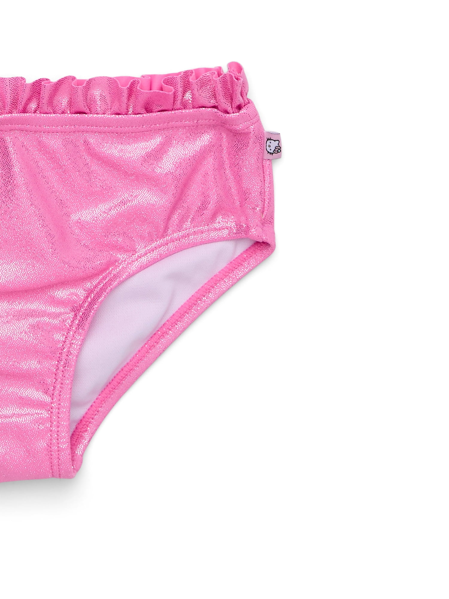 Character Toddler Girl Shimmer Tankini Swimsuit, Two-Piece, Sizes 12M - 5T
