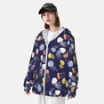 thumbnail image 3 of Vsdgher Sweat à Capuche Imprimé Méduse Coloré pour Adultes, Protection Solaire à Manches Longues pour Hommes et Femmes, Pêche, Course, Natation - Petit, 3 of 7