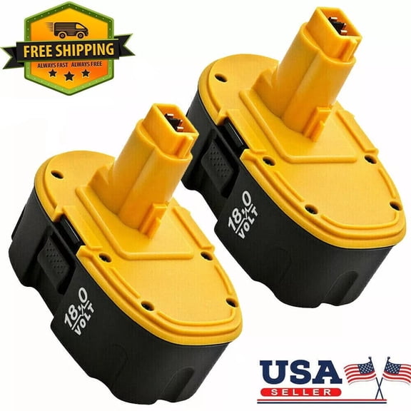 2 Pack 5.5Ah High Capacity DC9096 DC9098 Replacement Battery Ni-MH for DEWEI 18V DC9099 DW9095 DW9096 DW9098 DW9099 DE9038