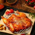 thumbnail image 4 of 12 Inch Oval Stainless Steel Grill Rack, Chicken Grill Drain Rack, Oven Baking Cooling Rack for BBQ Air Fryer Roasting, 4 of 6