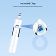 thumbnail image 4 of GLACIER FRESH Replacement for RPWFE, RPWF (Built-in CHIP) Refrigerator Water Filter, Compatible with GFE28GYNFS, GFE28GELDS, PFE28KELDS, PFE28KYNFS, GFD28GELDS, PWE23KELDS, PWE23KMKES, 3 Pack, 4 of 9