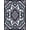 Black, Pattern 3, variant on ODIKA 5' x 7' Machine Washable Non-Slip Area Rug, Middle Eastern Medallion High Traffic Rug, Blue, 388975