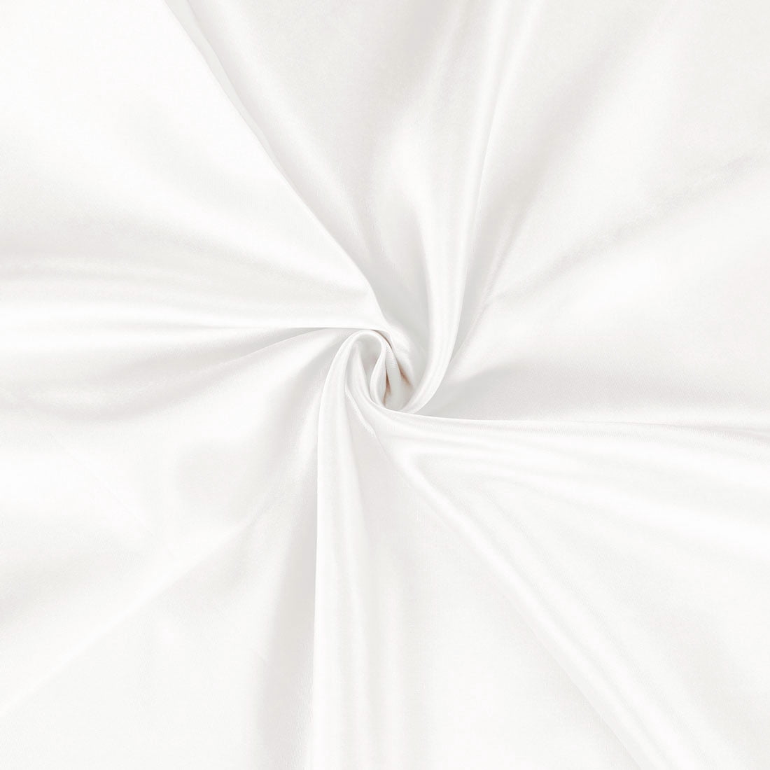 Unique Bargains Satin Duvet Cover Set of 3 with 2 Pillowcase King Cream White