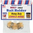 MAGIC BAIT Wooly Single Fishing Bait Holder 2ct White