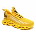 thumbnail image 4 of GSLMOLN Womens Lightweight Air Cushion Comfortable Sneakers Yellow size 7-7.5, 4 of 6