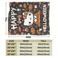 thumbnail image 5 of Cute Hello Kitty Halloween Blanket Cool Pirate Theme Cozy Lightweight AC Throw for Sleeping Couch Bed & Lounge 60x80 H-4, 5 of 5