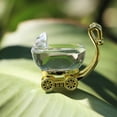 thumbnail image 2 of Estatua decorativa de cochecito de cristal, cochecito de bebé de cristal, 2 of 7