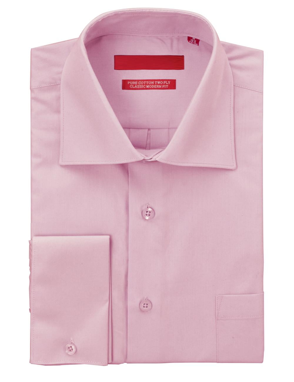 DTI GV Executive Men's Dress Shirt Pure Cotton Spread Collar French