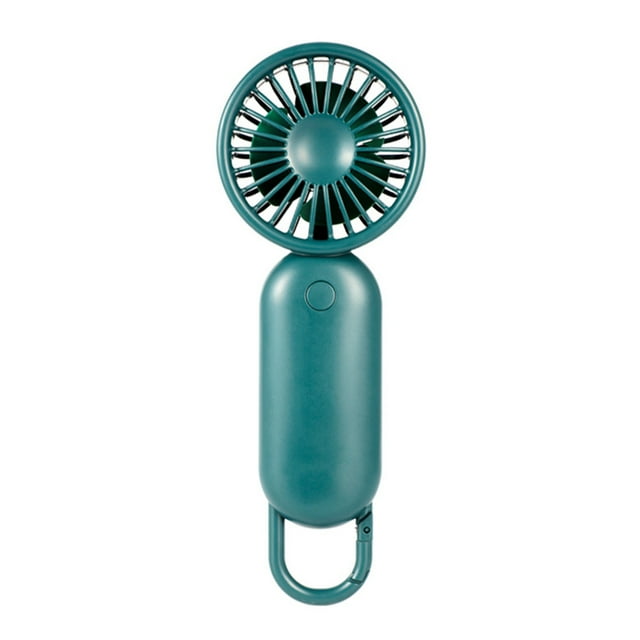 Mini ventilador de mano USB Recargable Pocket Air Cooler 1200mAh Batería Ventiladores ultra silenciosos con mosquetón para