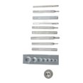 thumbnail image 4 of Faux Leather Punch Tool, 11 Pcs Punch Hole Tool Kit Complete Tools Heavy Duty 11Pcs  For PVC For PU Leather 11 Piece Set, 4 of 8