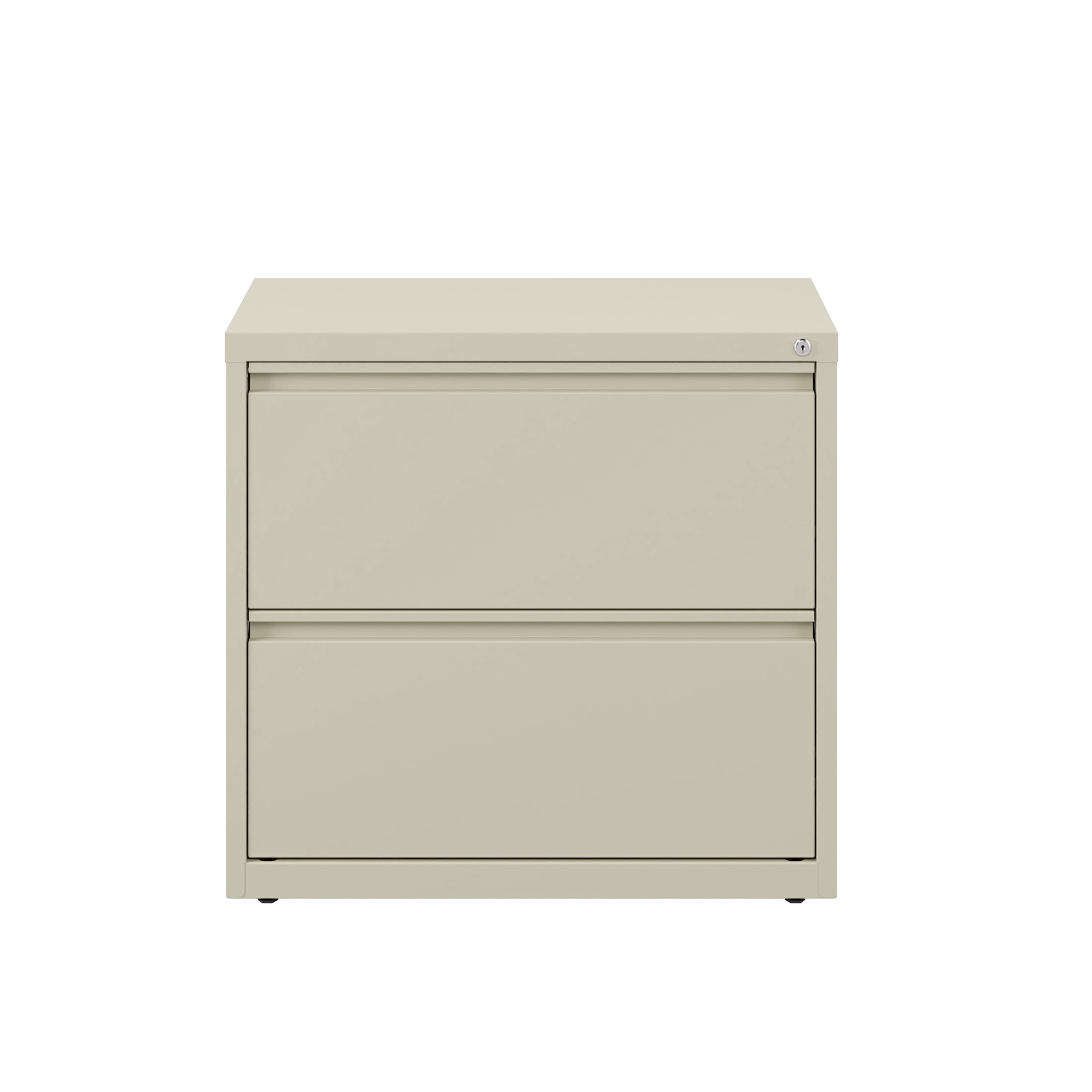 Hirsh 30 inch Wide 2 Drawer Metal Lateral File Cabinet for Home and Office, Holds Letter, Legal and A4 Hanging Folders, Putty