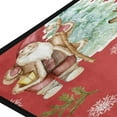 thumbnail image 2 of Coolnut Kitchen Rugs,Christmas Santa Non Slip Washable Cushioned Carpets Polyester AntiFatigue Comfort Porch Floor Mat Christmas Decoration 39×20 in, 2 of 7